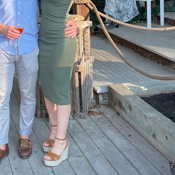 M.GEMI Platform Wedge Sandals - Picture 2 of 6